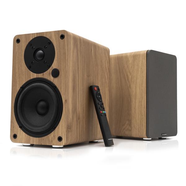 VULKKANO A5 ARC Aktif Hoparlör Kahverengi(HDMI ARC,RCA Bluetooth,Optik,USB,Sub Out) - Image 1