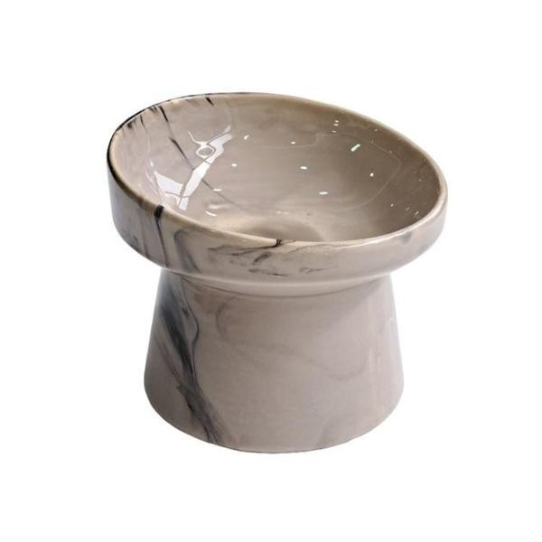 SERAMİK KEDİ VE KÖPEK MAMA KABI SİYAH DESEN - Image 1