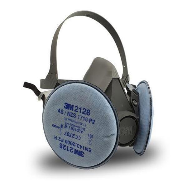 3m 6300 Yarım Yüz Gaz Maskesi+2128 P2 Organik FİLTRE - Image 1