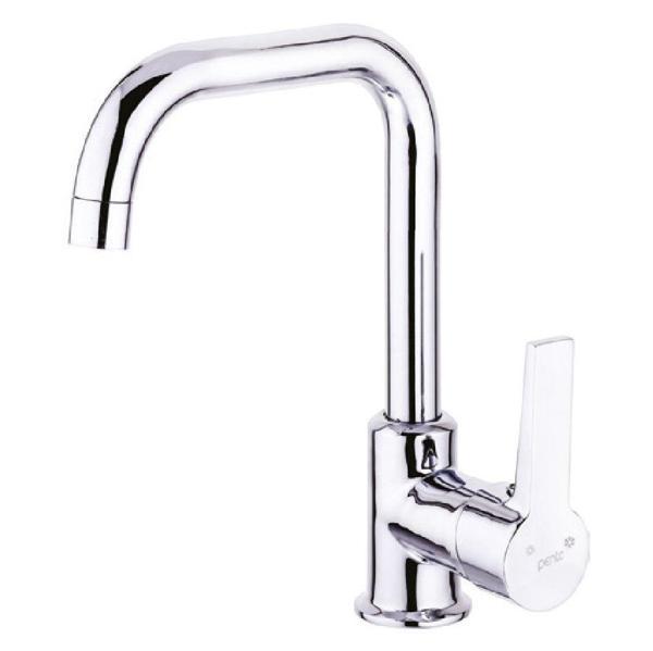 Penta Agena Krom Yüksek Lavabo Bataryası P903 – L Borulu, Şık Tasarım, Su Tasarruflu Banyo Bataryası - Image 1