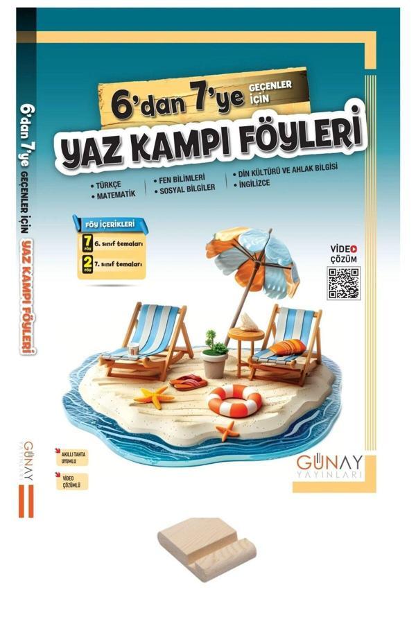 6'dan 7'ye Geçenler İçin Yaz Tatili Föyleri - Günay Yayınları - Image 1