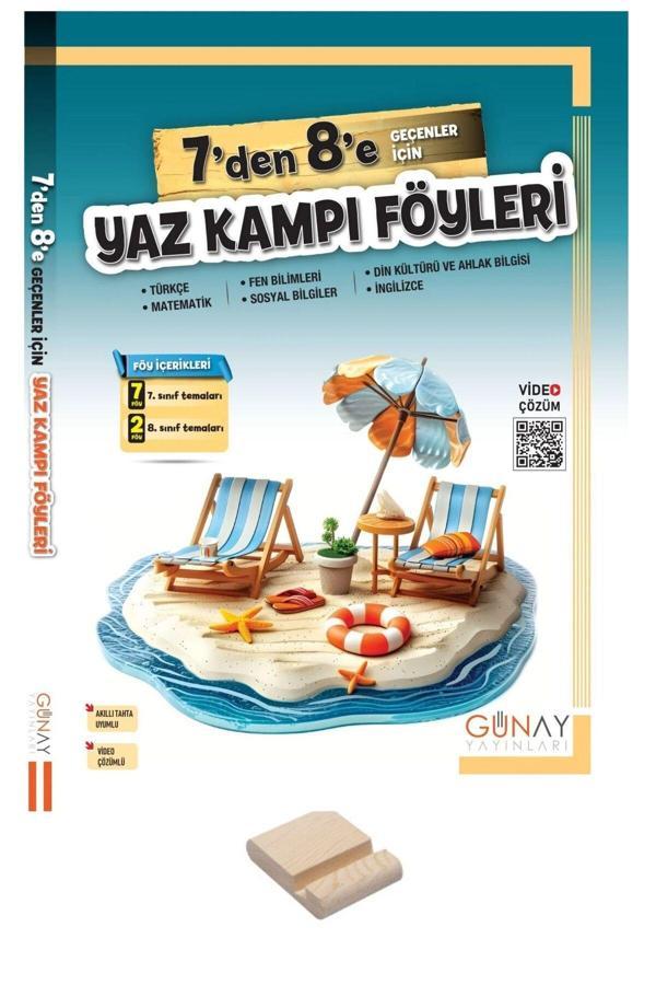 7'den 8'e Geçenler İçin Yaz Tatili Föyleri - Günay Yayınları - Image 1
