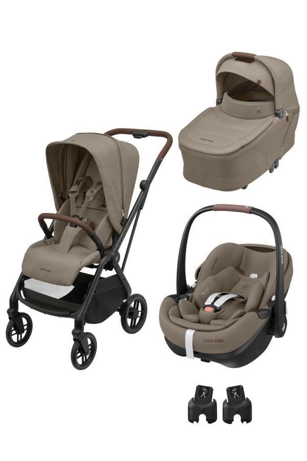 Maxi-Cosi Leona2 3 ü 1 Arada Seyahat Sistem Bebek Arabası Twillic Truffle - Image 1
