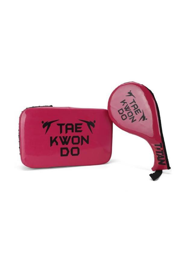 TİTAN SPORT FUŞYA DARBE YASTIĞI+RAKET ELLİK (2'Lİ SET) - Image 1
