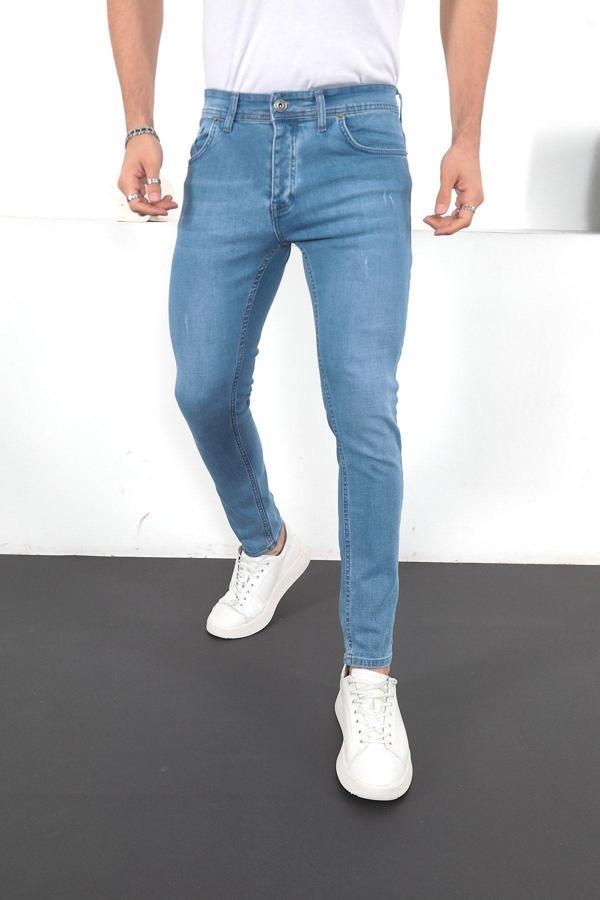 Enzim Jeans Erkek Likralı Denim Skinny Fit Jeans - Image 1
