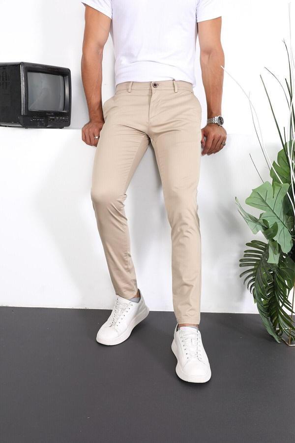 Enzim Jeans Erkek Slim Fit Chino Pantolon Lennberg - Image 1
