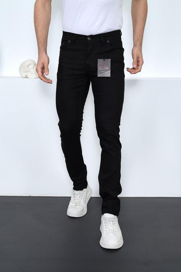 Enzim Jeans Slim Fit Düz Cep Chino Erkek Keten Pantolon - Image 1