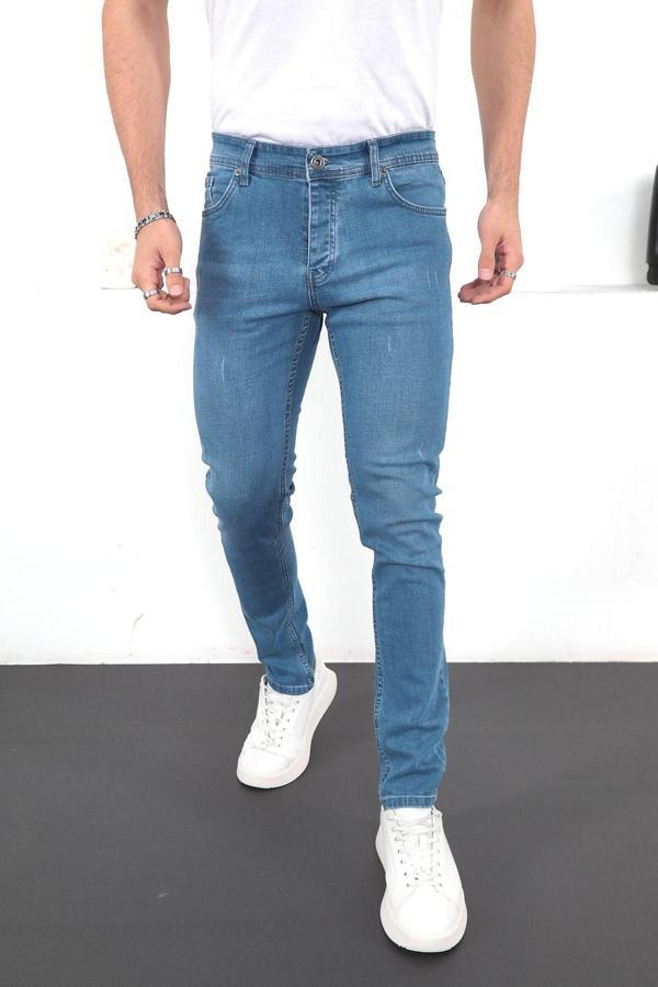 Enzim Jeans Erkek Likralı Denim Slim Fit Jeans - Image 1