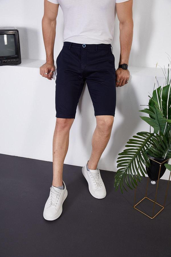 Enzim Jeans Erkek Şort Lacivert - Image 1