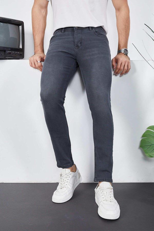 Enzim Jeans Erkek Likralı Denim Skinny Fit Süper Dar Jeans - Image 1