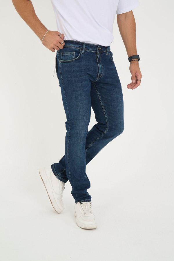 Enzim Jeans Erkek Likralı Denim Regular Fit Jeans - Image 1