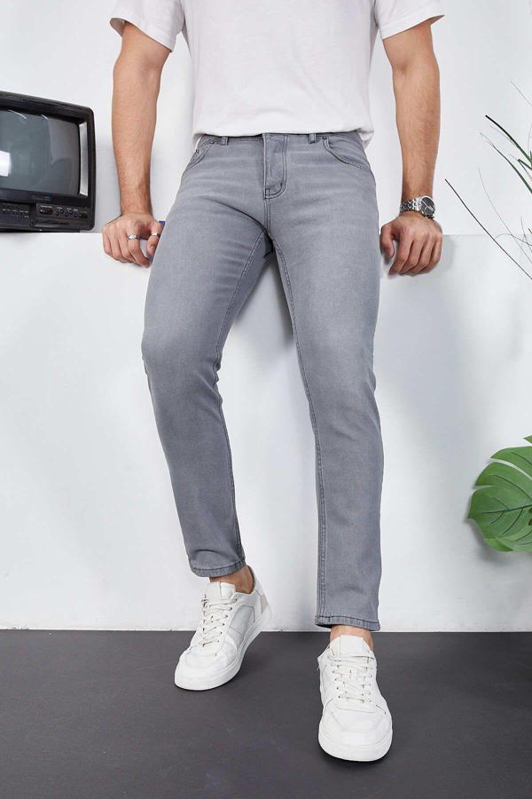 Enzim Jeans Erkek Likralı Denim Skinny Fit Süper Dar Jeans - Image 1