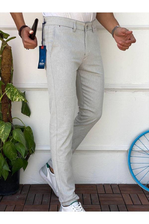 Enzim Jeans Chino Keten Pantolon - Image 1