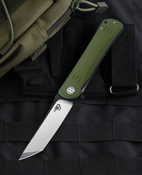 BESTECH KENDO BG06B-2 Ordu Yeşili G10 Sap D2 Çakı - Image 1