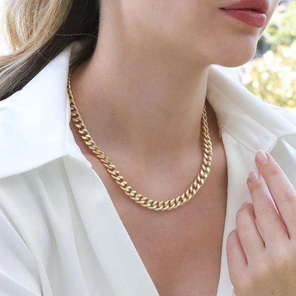 Gurmet Gold Kaplama Gümüş Zincir - Image 1