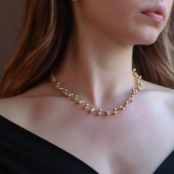 Tffny Model Gold Kaplama Gümüş Kolye - Image 1
