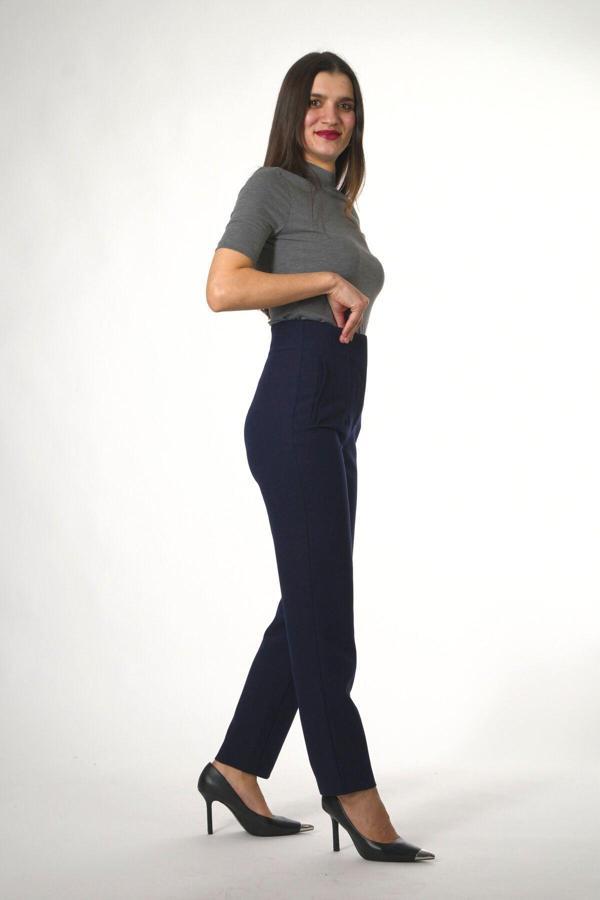 Abbra Kadın Önü Flatolu Pantolon - Image 1