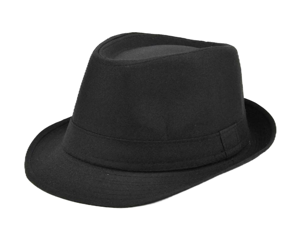 Çocuk Boy Siyah Kumaş Fötr Şapka Gösteri Şapkası Michael Jackson Şapkası 54 No - Image 1