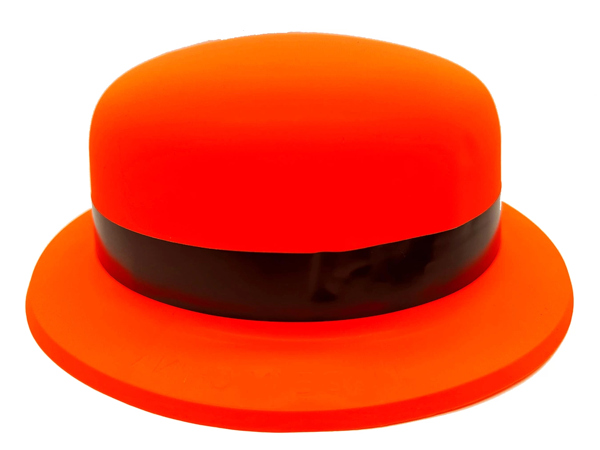 Neon Partisi Turuncu Renk Melon Plastik Parti Şapkası - Image 1