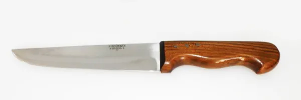 Bursa Kalın Küt Kasap Bıçağı No:3, 17 Cm - Ahşap Sap - Image 1