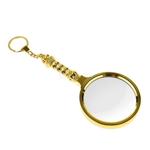 5x90mm Tüm Metal Altın Renkli, Hediye Büyüteç,optik Lensler Ile Çinko Alaşım Metal Çerçeve - Image 1
