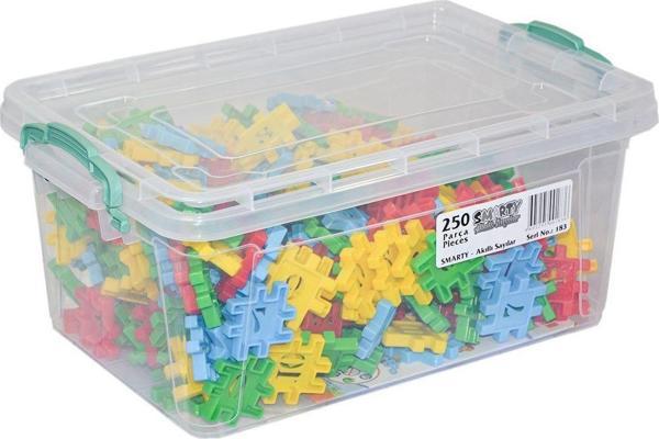 Akçiçek Oyuncak 183 Smart 250 Parça Blok Seti - Image 1