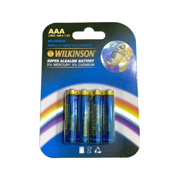 Wılkınson Aaa Lr03 Am-4 4'lü 1.5 V Süper Alkalin İnce Pil - Image 1