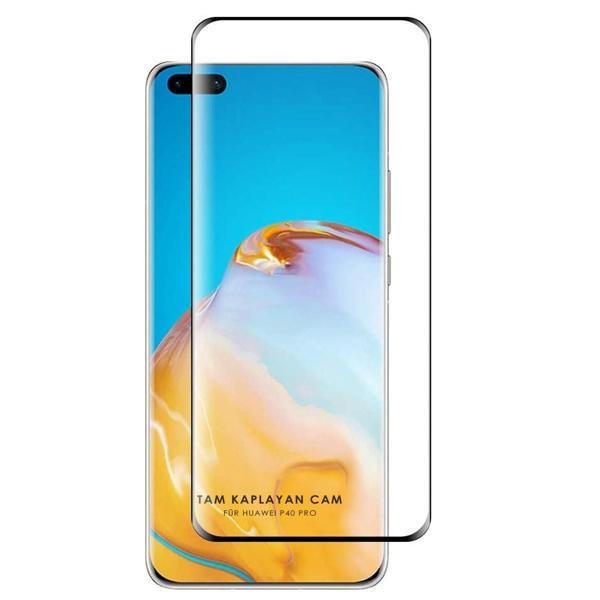 Huawei P40 Lite E 5D Mat Seramik Tam Kaplayan Ekran Koruyucu Cam - Image 1