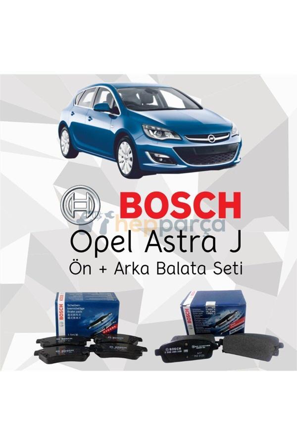 Opel Astra J Bosch Ön Arka Fren Balata Seti - Image 1