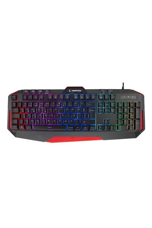 Kb-rx7 Alpor Pro Siyah Rgb Q Gaming Oyuncu Klavyesi - Image 1