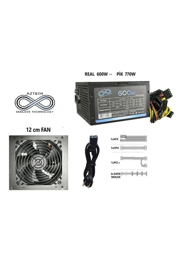 ATX 600 600W 12 Cm Fan Atx Power Supply - Image 1