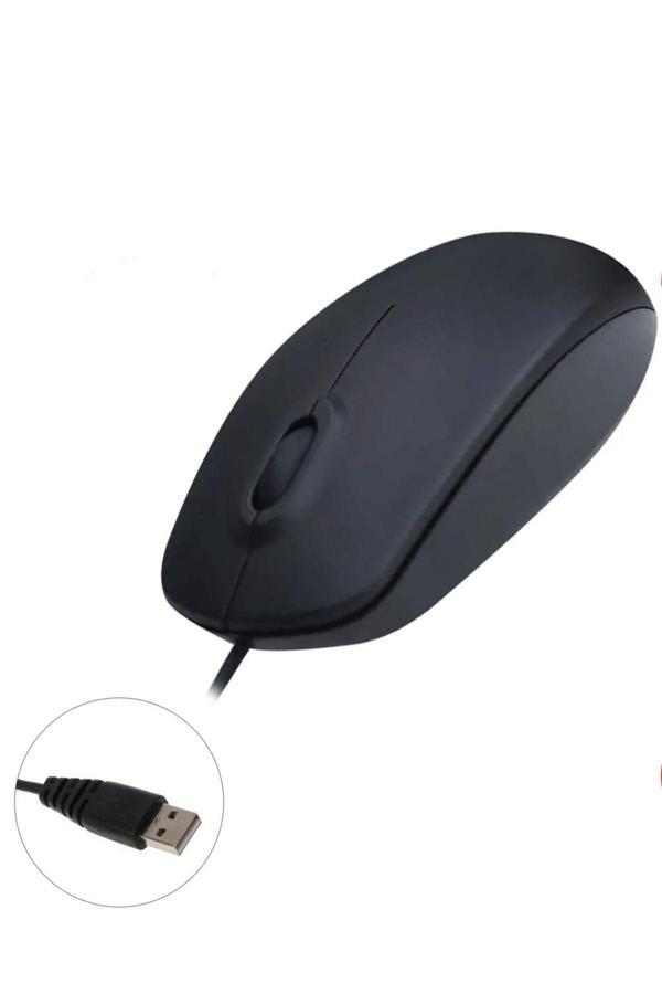 Usin Usb Kablolu Mouse Kompakt Bilgisayar Faresi Notebook Pc Windows Xp 7 10 11 Mac Uyumlu Mause - Image 1
