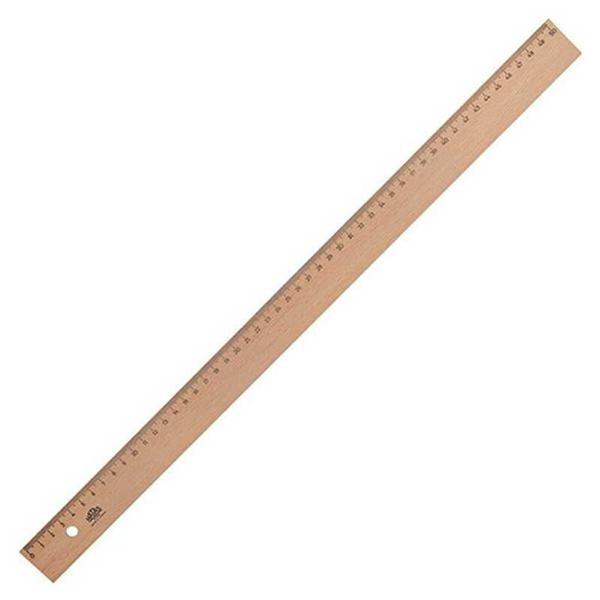 Hatas Tahta Cetvel 50 Cm 00048 - Image 1