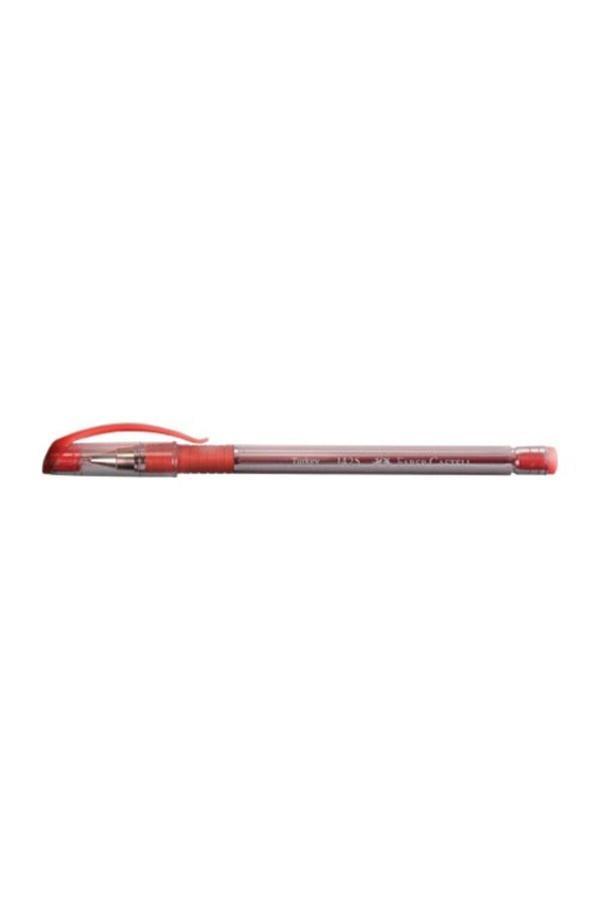 Faber-Castell Tükenmez Kalem İğne Uç Kırmızı 1425 (10 Lu Paket) - Image 1