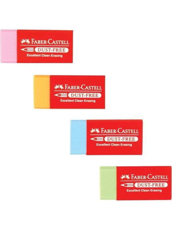 Faber-Castell Öğrenci Silgisi Dust Free Renkli 18 71 25 (24 Lü Paket) - Image 1