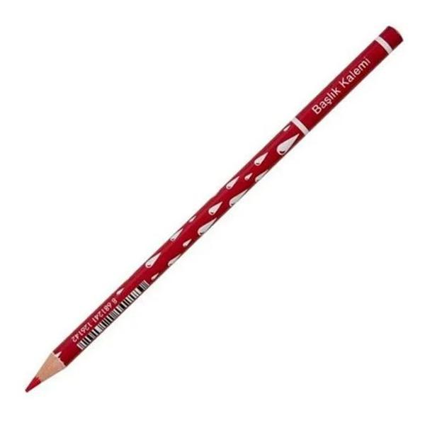Faber-Castell Kurşun Kalem Başlık Damla Kırmızı 1131451000 (12 Li Paket) - Image 1