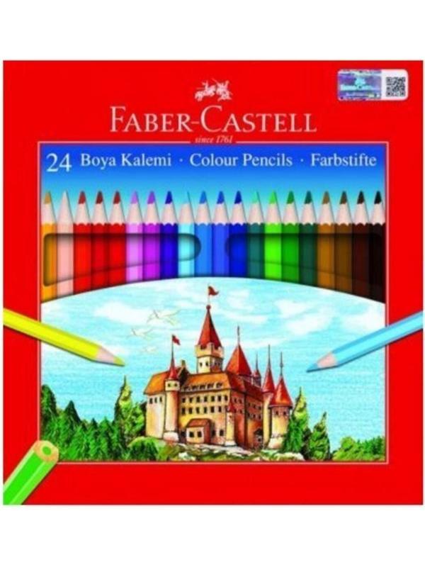 Faber-Castell Kuru Boya Kalemi Karton 24 Renk 5171 116324 - Image 1
