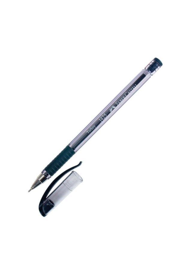 Faber-Castell Tükenmez Kalem İğne Uç Siyah 1425 (10 Lu Paket) - Image 1