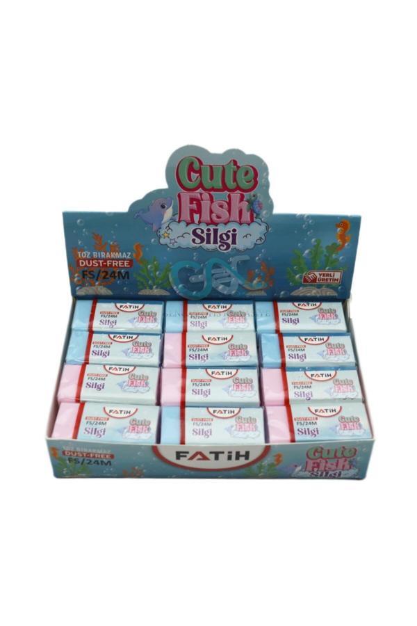 Fatih Silgi Cute Fish Pvc Soft Fs24 (24 Lü Paket) - Image 1