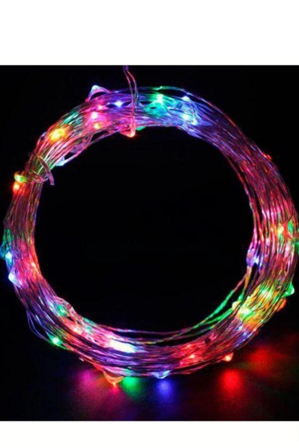 Usin Rgb Işık Usb Girişli 20 Metrelik Iç Dış Mekan Şerit Led Işık Yılbaşı Parti Süs Gece Aydınlatması - Image 1