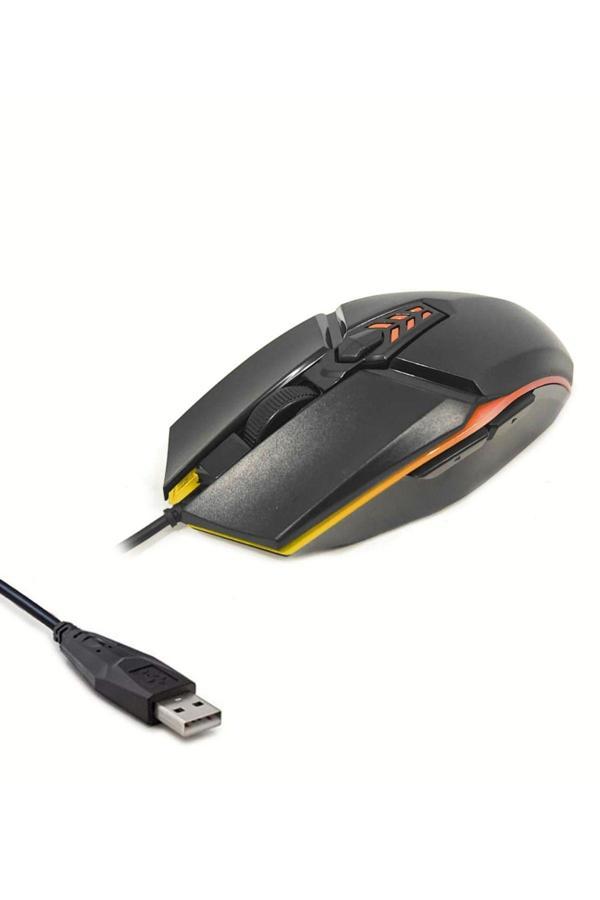 Usin Rgb Led Işıklı 6D Gaming Kablolu Mouse Notebook Pc Windows  Uyumlu Oyuncu Mause -Bilgisayar Faresi - Image 1