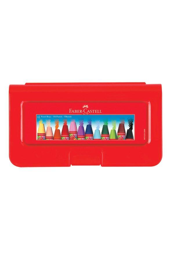Faber-Castell Pastel Boya 12 Renk Plastik Kutu 5281 125112 - Image 1