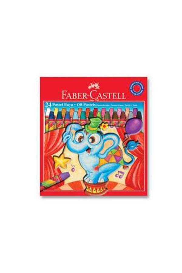 Faber-Castell Pastel Boya Red Line Karton Kutu Köşeli 24 Renk 5282 125324 - Image 1