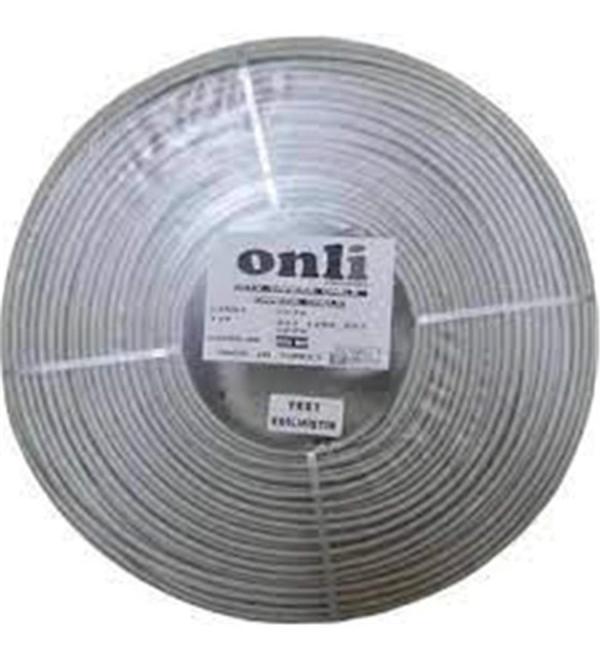 Onli 2+1 1X0,50 Mini Coax 2X0,50Mm 100 Metre Cca Kamera Kablosu - Image 1