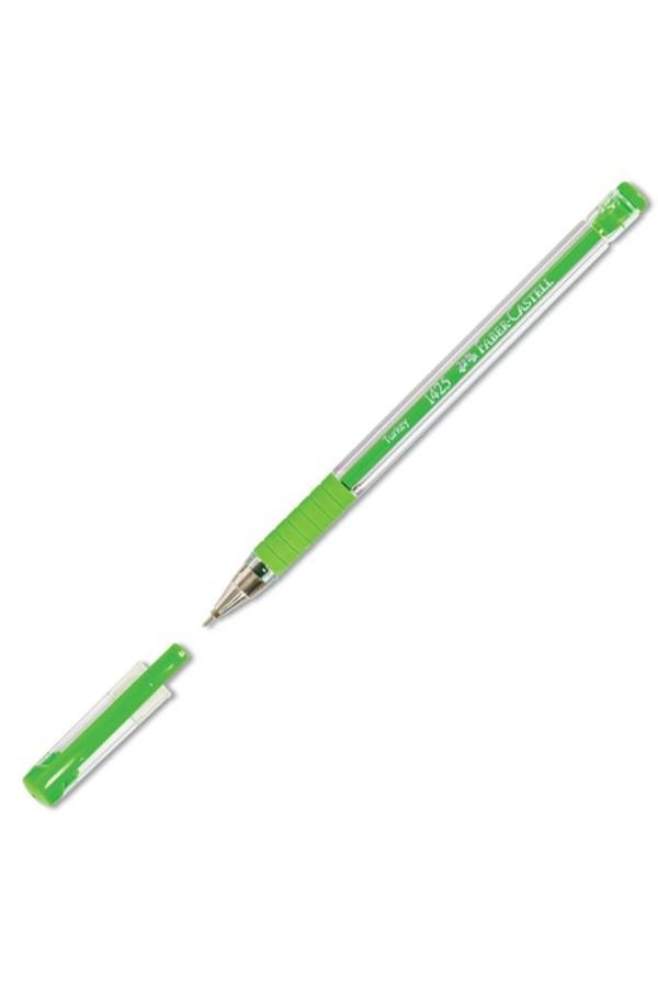 Faber-Castell Tükenmez Kalem Açık Yeşil 1425 (10 Lu Paket) - Image 1