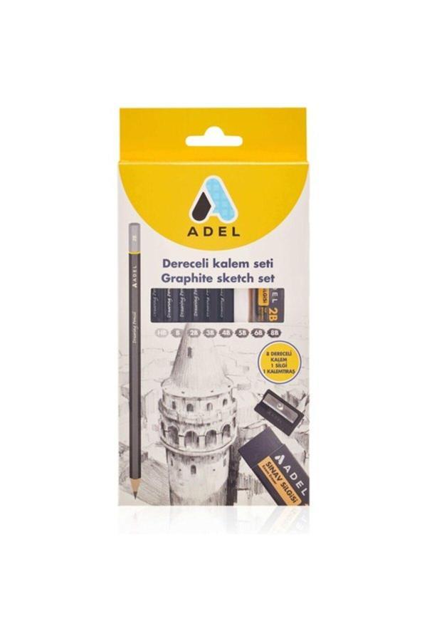 Adel Kurşun Kalem Dereceli Seti 8 Li Set 2165000082 - Image 1