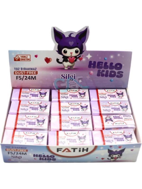 Fatih Silgi Hello Kids Pvc Soft Fs24 (24 Lü Paket) - Image 1