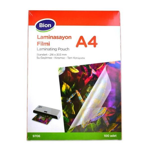 Mas Bion Laminasyon Filmi A4 9706 (100 Lü Paket) - Image 1