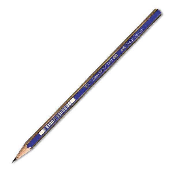 Faber-Castell Kurşun Kalem Dereceli Goldfaber 6B 5165 000014 (12 Li Paket) - Image 1