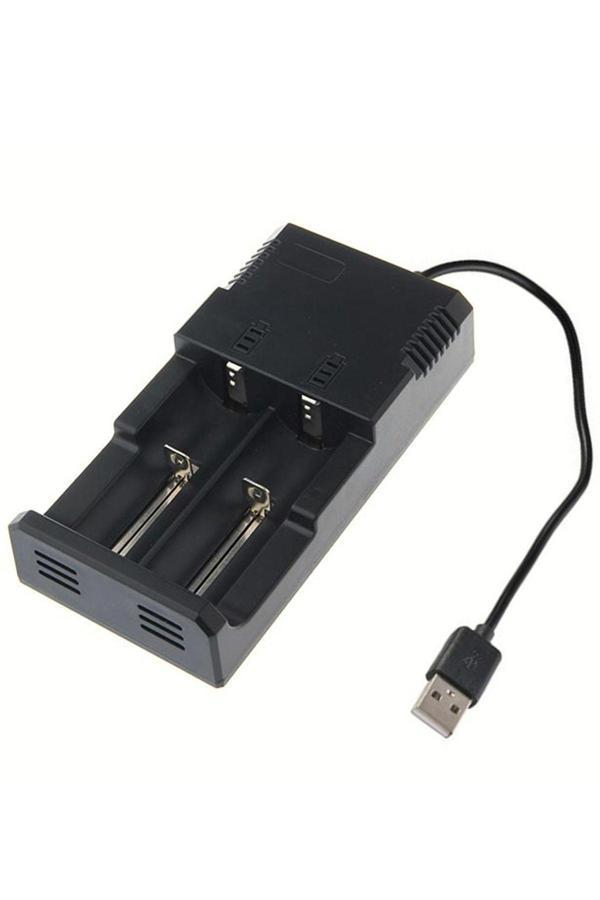 Usin 2Li Usb 600Ma 18650 26650 16340 14500 Pil Şarj Cihazı Aleti(Aa Aaa Kalem Piller Için Uygun Değildir) - Image 1